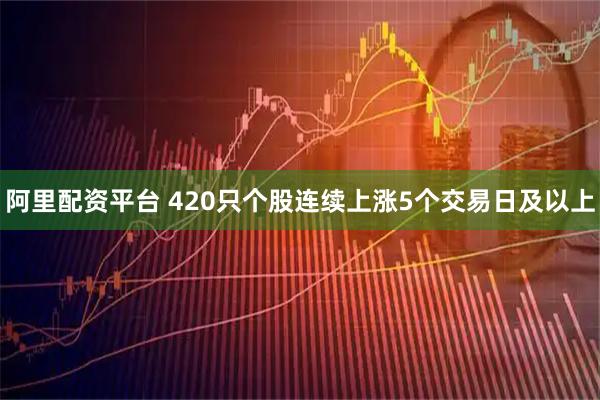 阿里配资平台 420只个股连续上涨5个交易日及以上